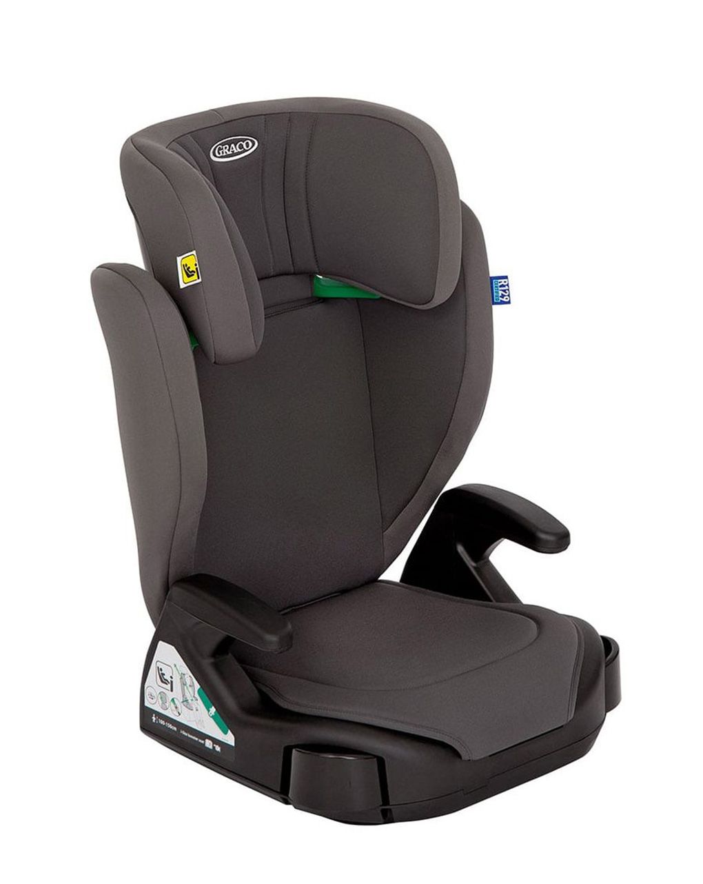 Graco κάθισμα αυτοκινήτου junior maxi i-size (100-150cm) iron 8ct899iroeu - Graco