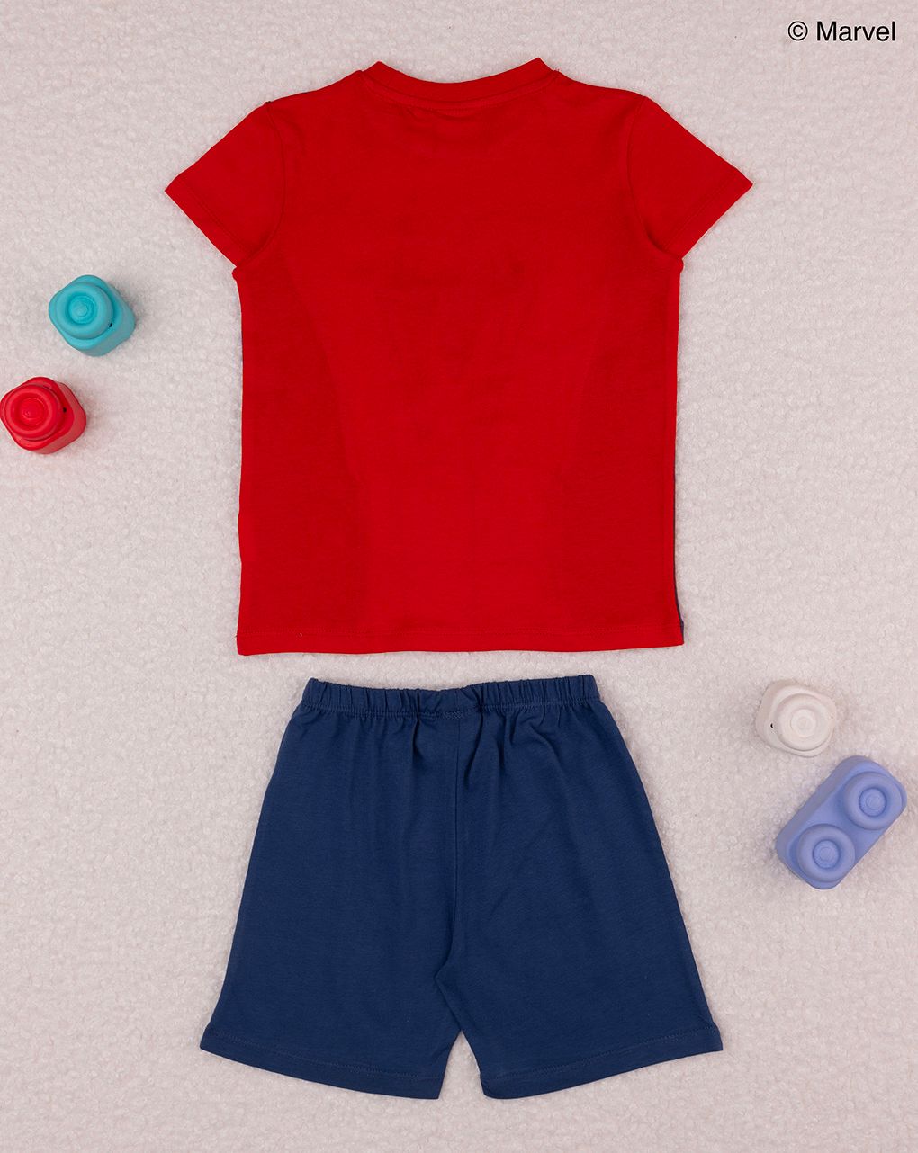 παιδική πιτζάμα κόκκινη/μπλε spiderman για αγόρι - Prénatal