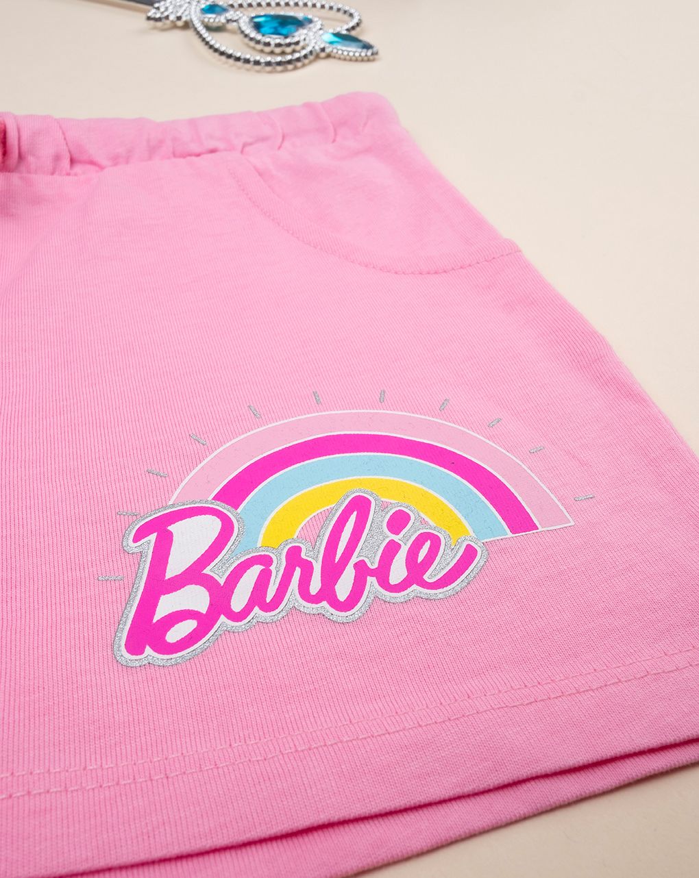 παιδικό σετ t-shirt και σορτσάκι barbie για κορίτσι - Prénatal