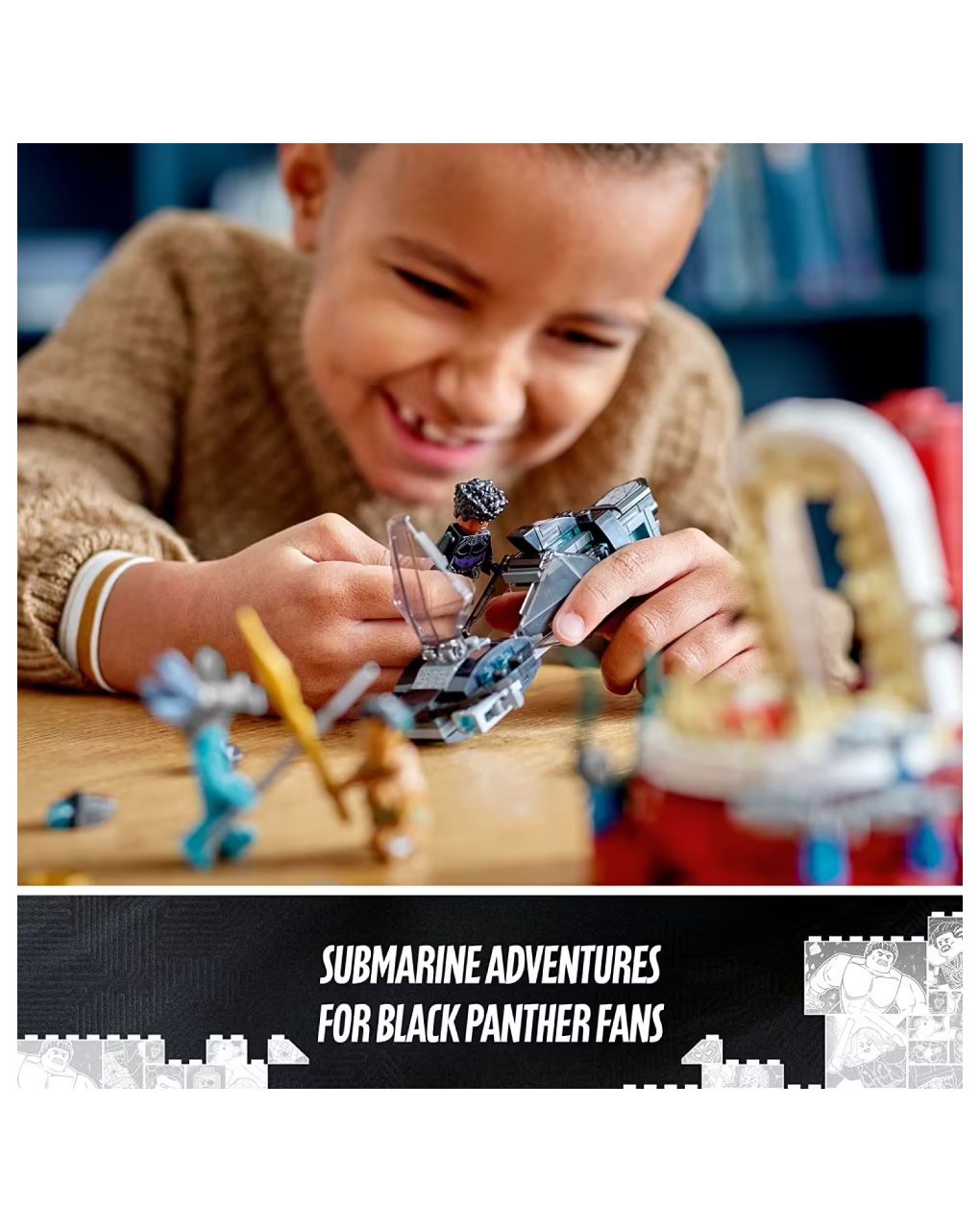Lego super heroes black panther king namor’s throne room 76213 - Lego
