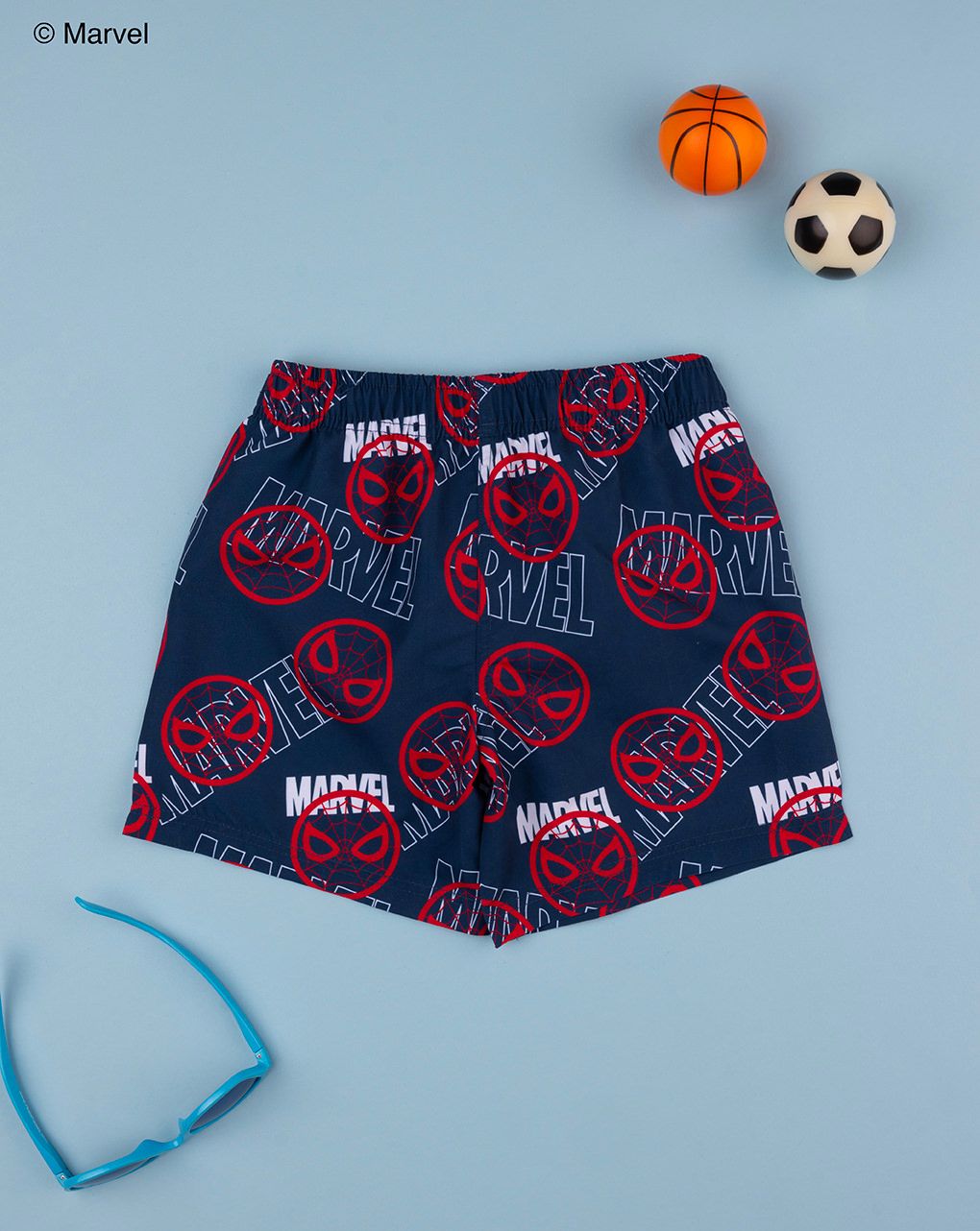 παιδικό μαγιό boxer μπλε spiderman για αγόρι - Prénatal