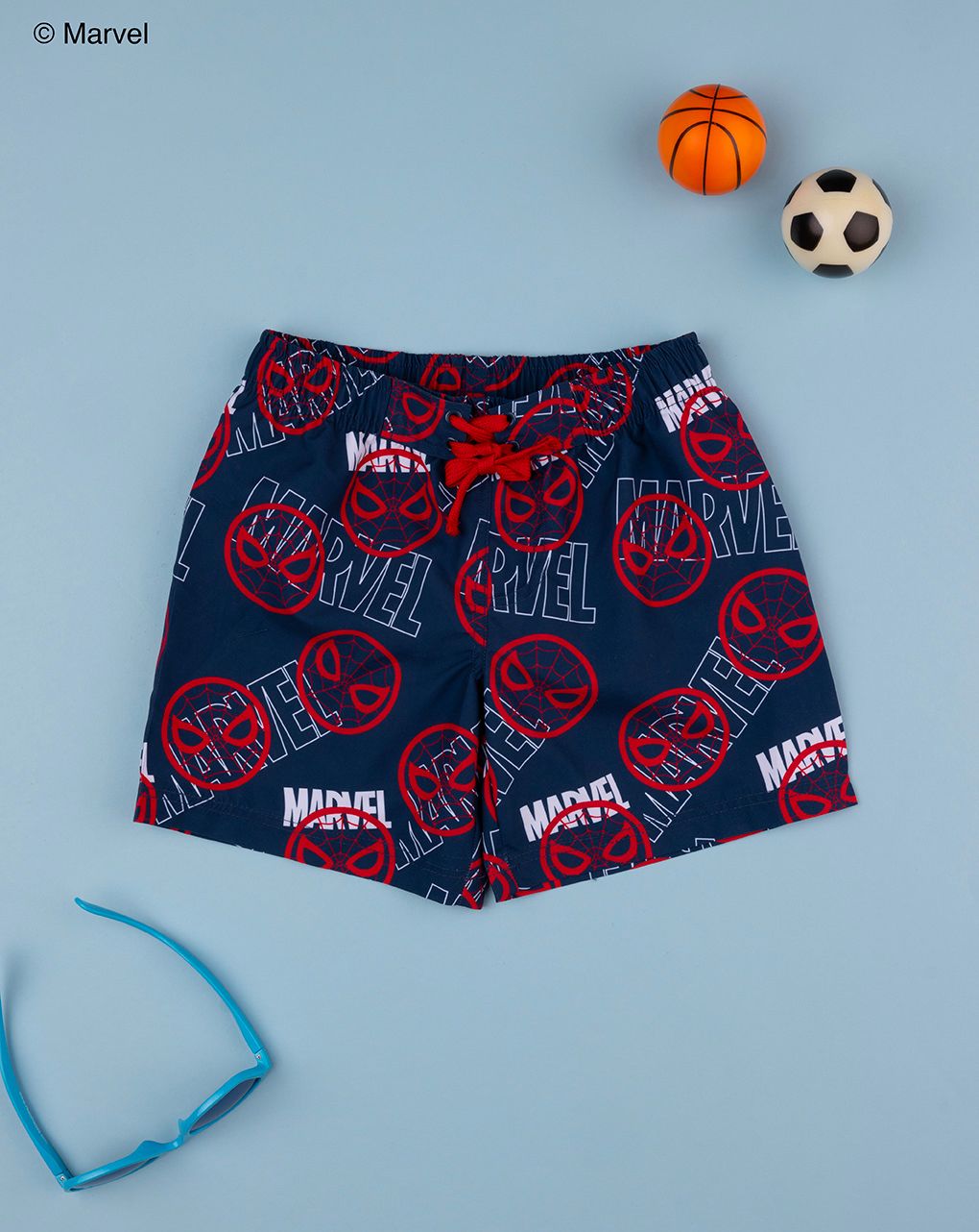 παιδικό μαγιό boxer μπλε spiderman για αγόρι - Prénatal