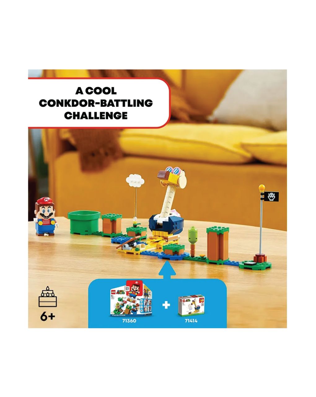 Lego super mario conkdor’s noggin bopper expansion set 71414 - Lego