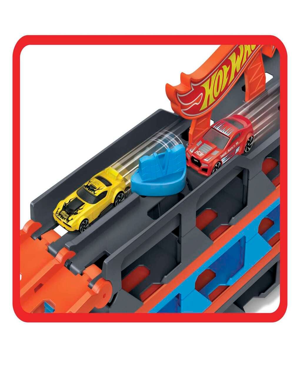 Mattel hot wheels® νταλίκα-πίστα 2 σε 1 gvg37 - Hot wheels