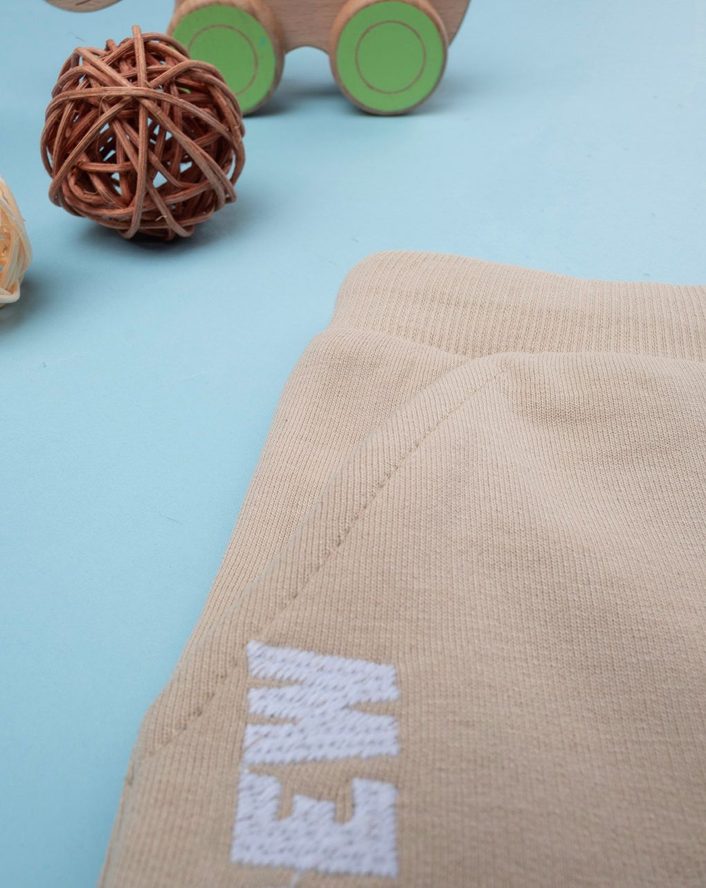 βρεφική βερμούδα μπεζ sand για αγόρι - Prénatal