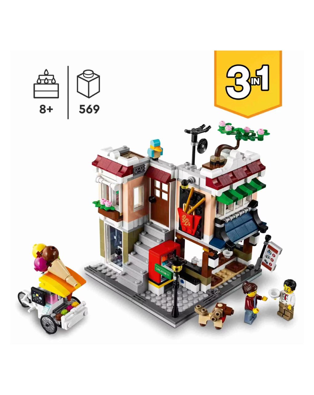 Lego creator downtown εστιατόριο noodle 3σε1 31131 - LEGO