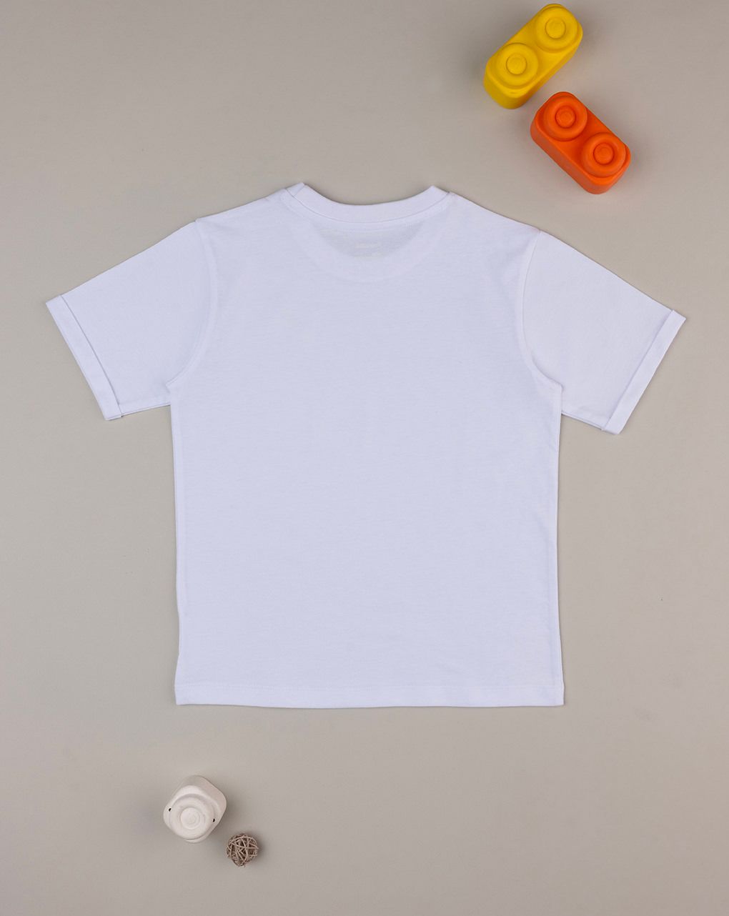 παιδικό t-shirt λευκό basic "άπειρο" για αγόρι - Prénatal