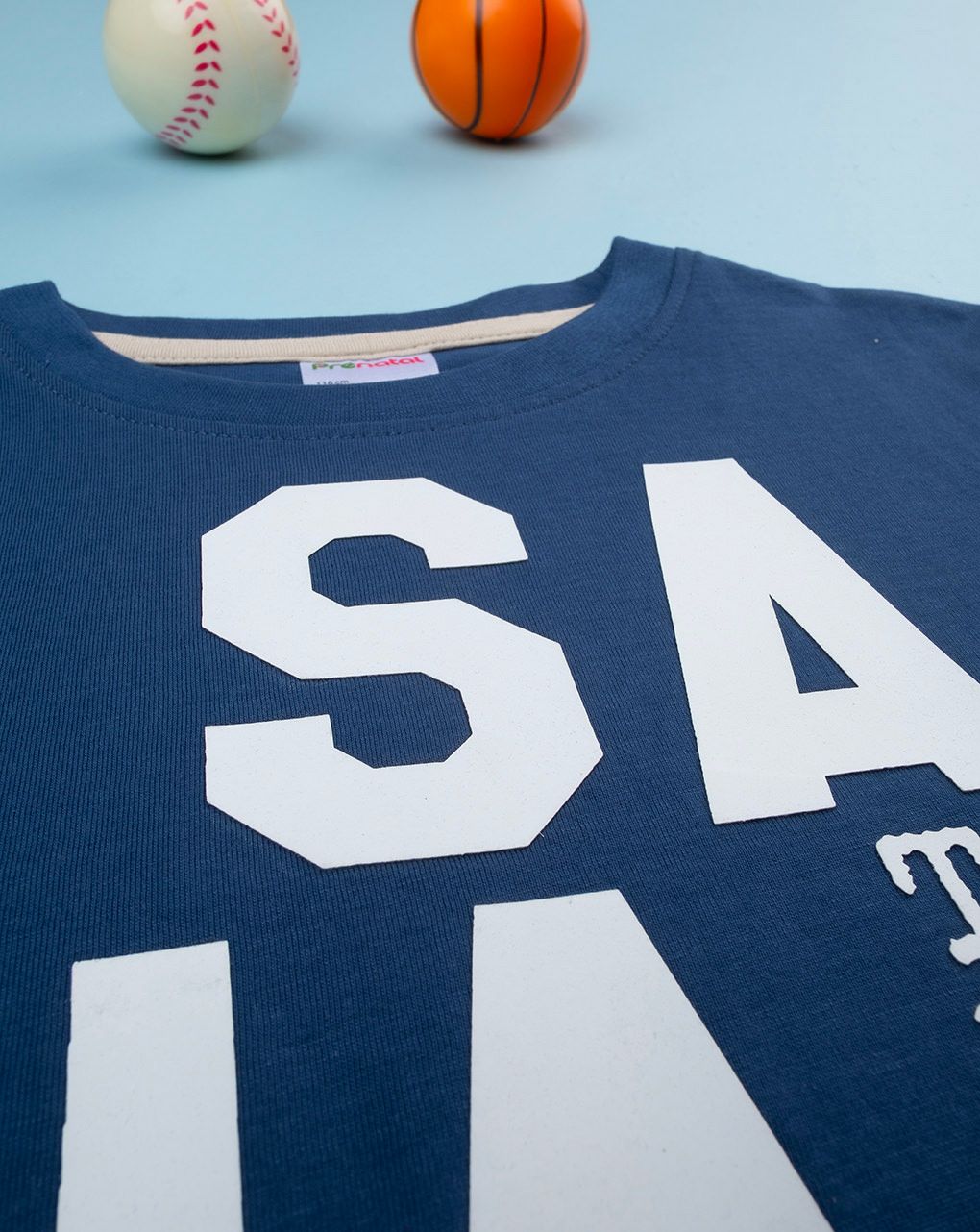 παιδικό t-shirt μπλε sahara για αγόρι - Prénatal