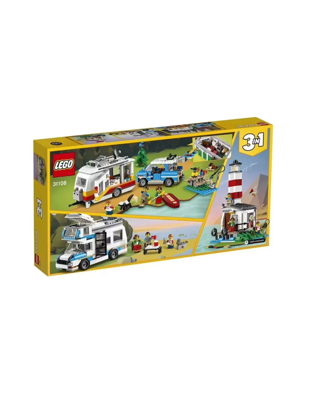 Lego creator οικογενειακές διακοπές με τροχόσπιτο 31108 - LEGO