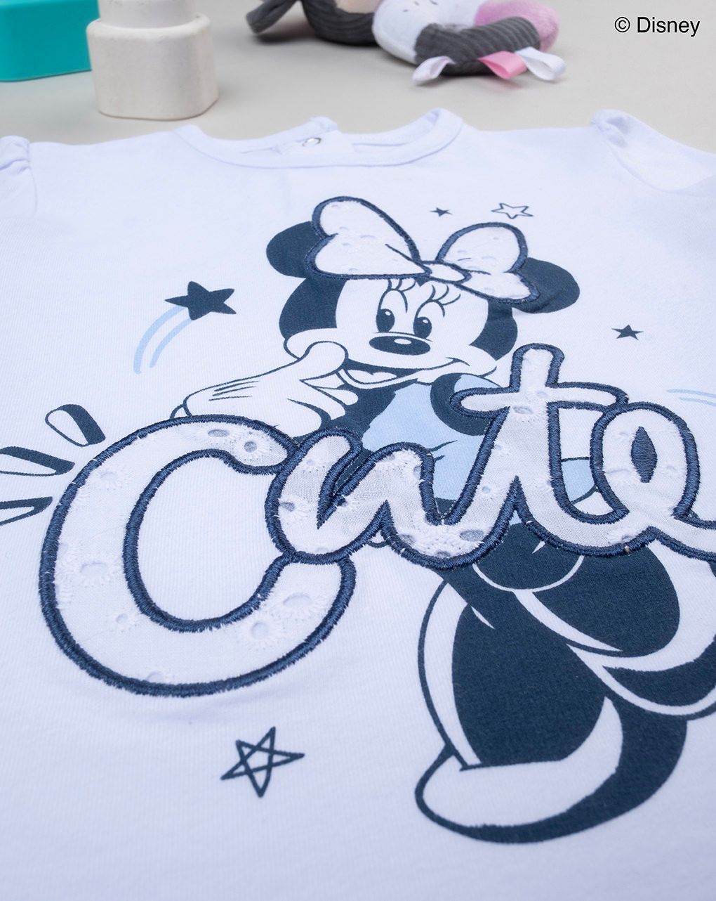 βρεφικό t-shirt λευκό minnie για κορίτσι - Prénatal
