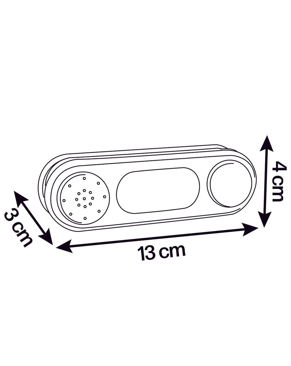 Smoby κουδούνι με μελωδίες για σπιτάκι κήπου 5x4x14cm - Smoby