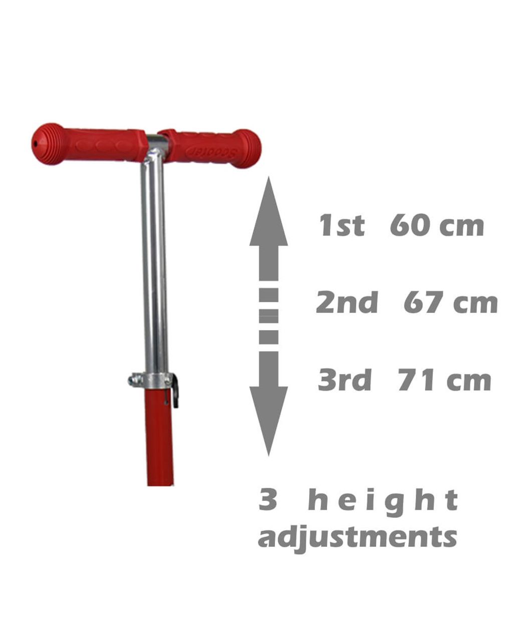 Bebe stars πατίνι x-ride red 660-180 - Bebe Stars