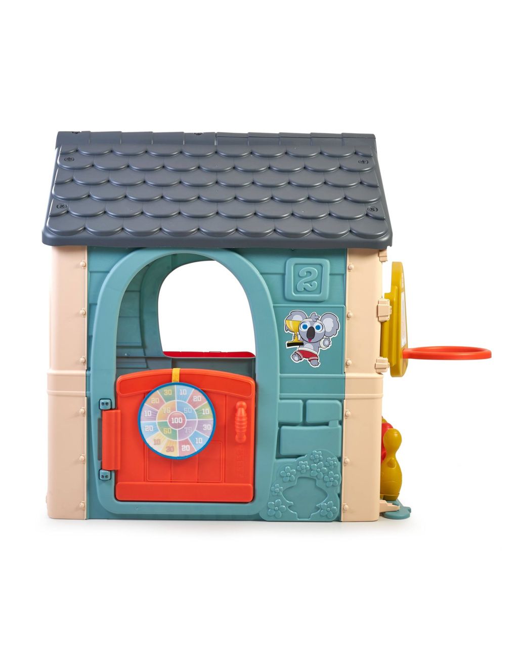 Feber παιδικό σπιτάκι με 6 σε 1 δραστηριότητες casual 140x92x124cm - Feber