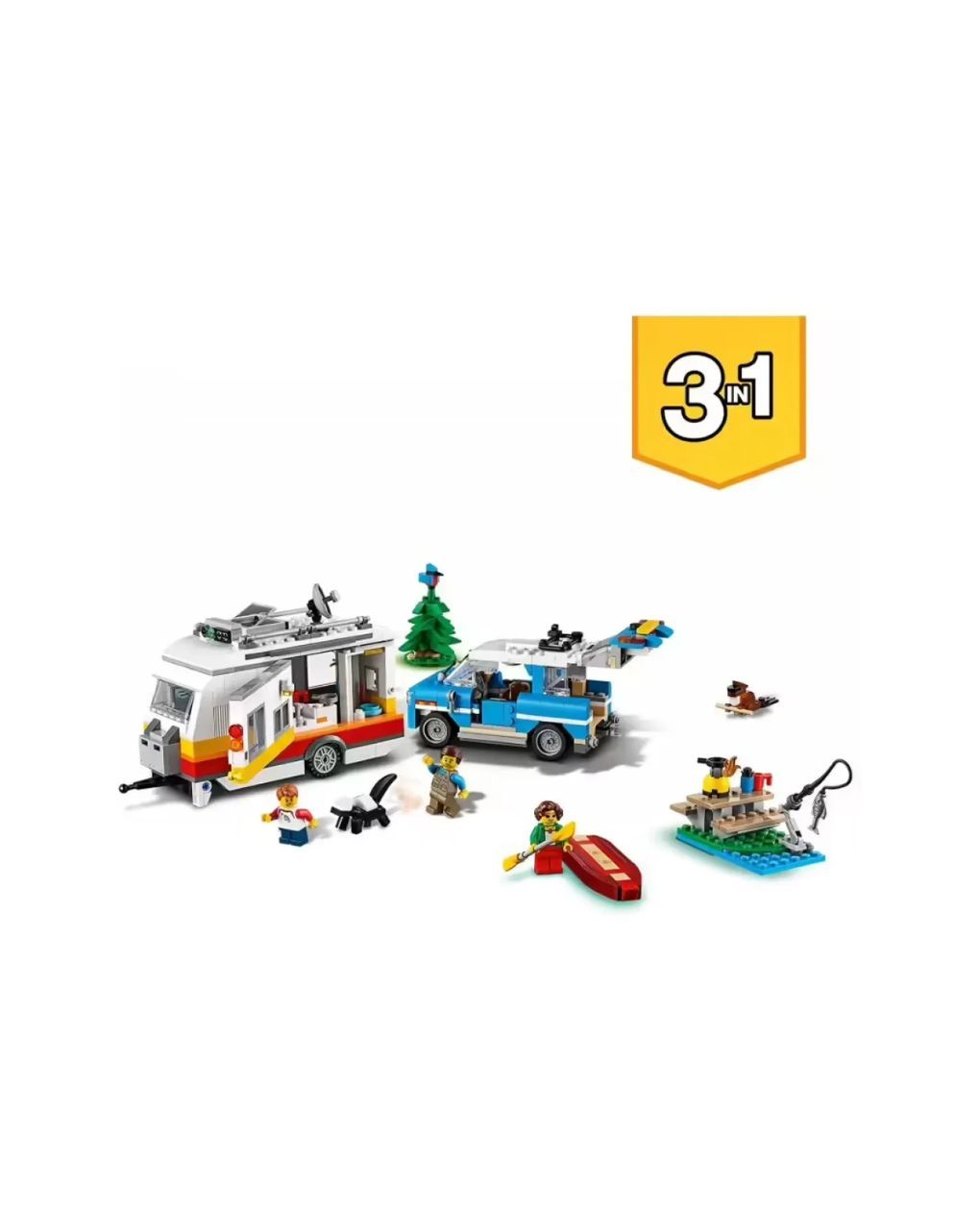 Lego creator οικογενειακές διακοπές με τροχόσπιτο 31108 - LEGO
