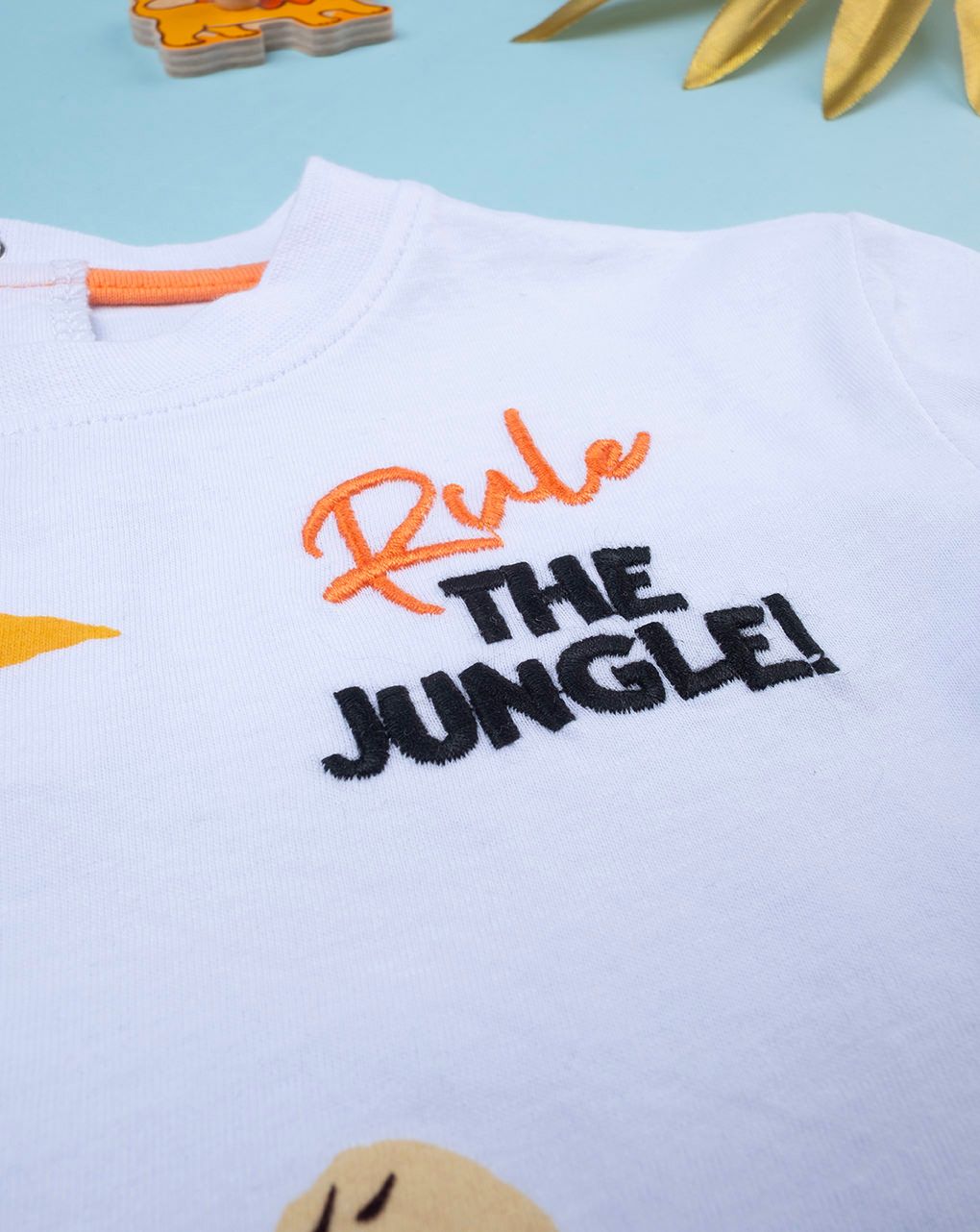 βρεφικό t-shirt λευκό the lion king για αγόρι - Prénatal