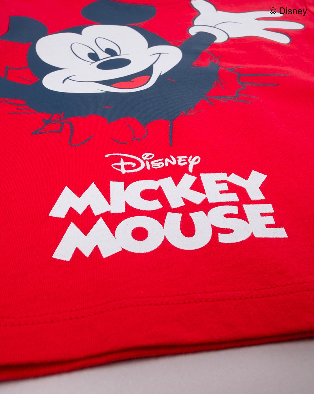 βρεφικό t-shirt κόκκινο με το mickey για αγόρι - Prénatal