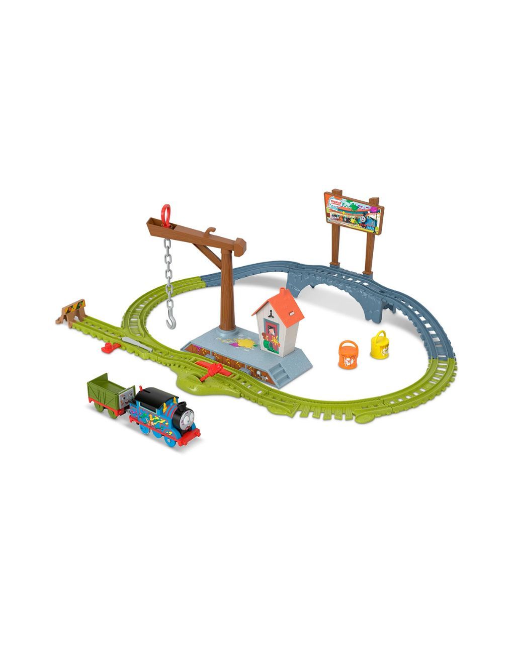 Mattel fisher price thomas & friends πίστα χρωμάτων htn34 - THOMAS & FRIENDS