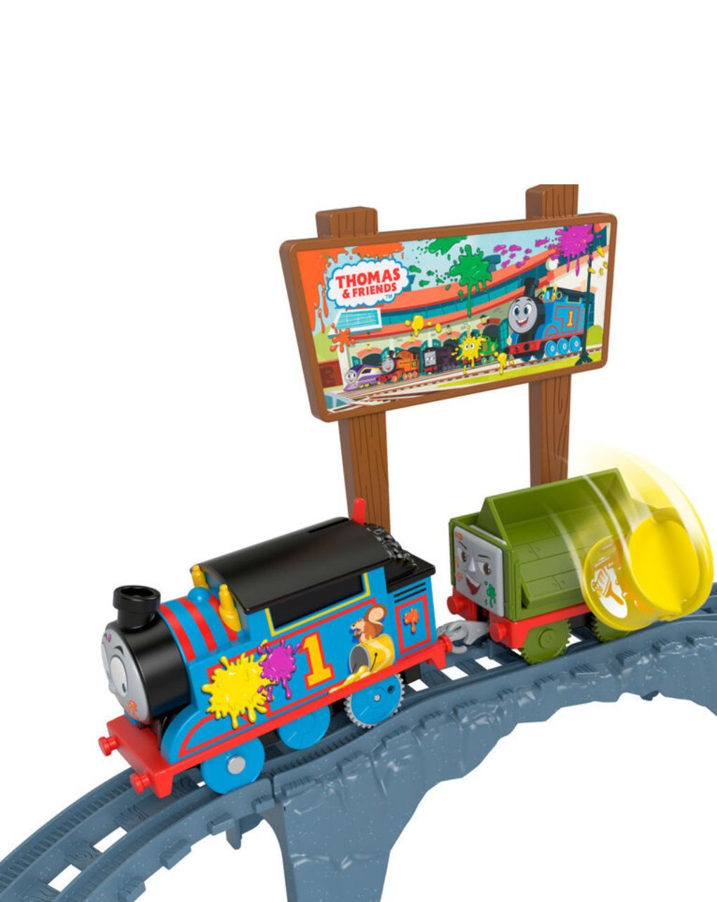 Mattel fisher price thomas & friends πίστα χρωμάτων htn34 - THOMAS & FRIENDS