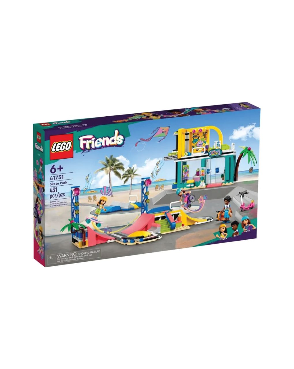 Lego friends skate park 41751