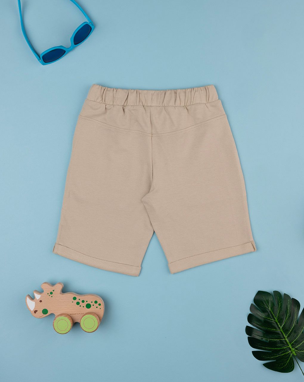 παιδικό σορτσάκι μπεζ sahara για αγόρι - Prénatal