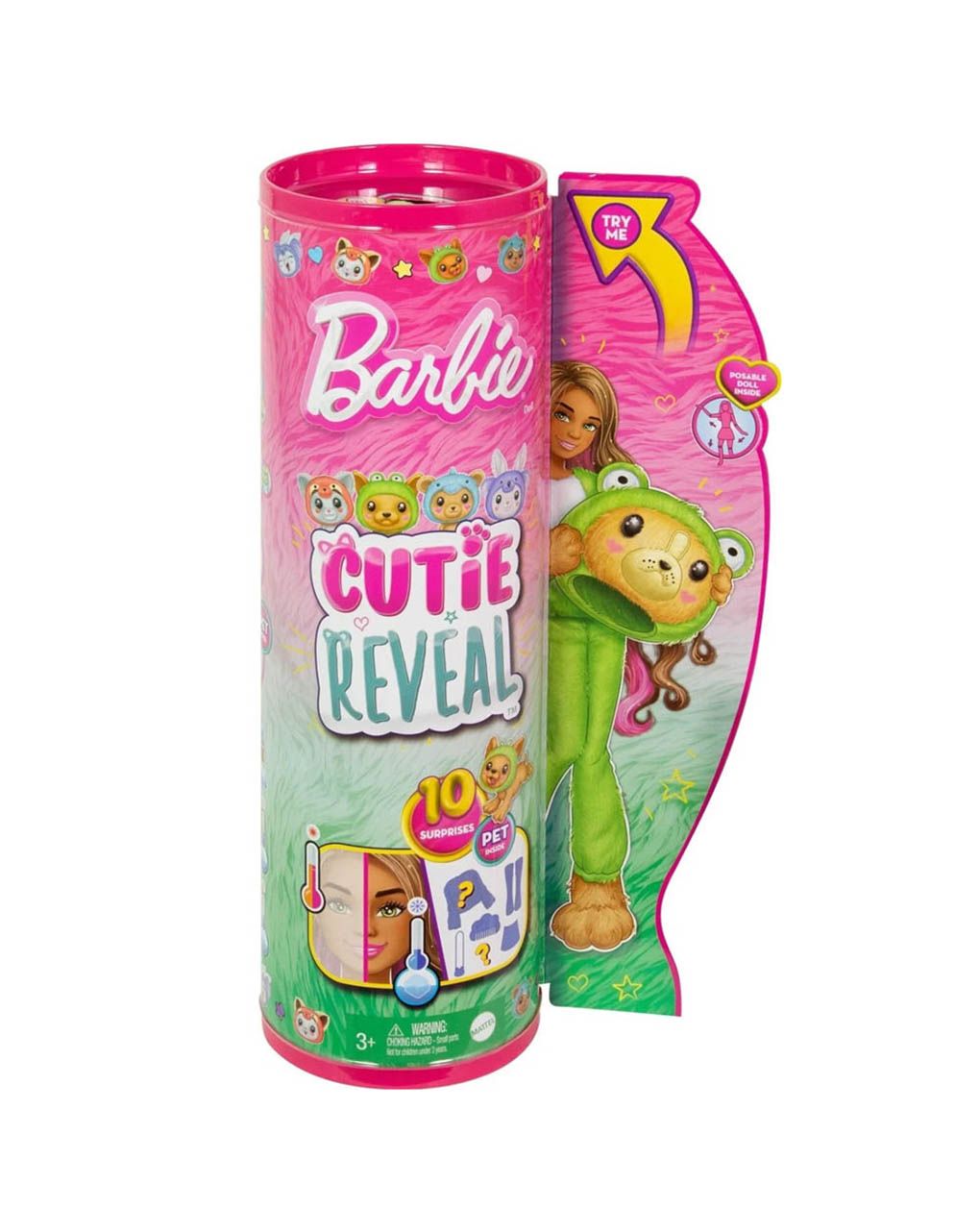 Mattel barbie cutie reveal κούκλα και αξεσουάρ με 10 εκπλήξεις hrk24 - BARBIE