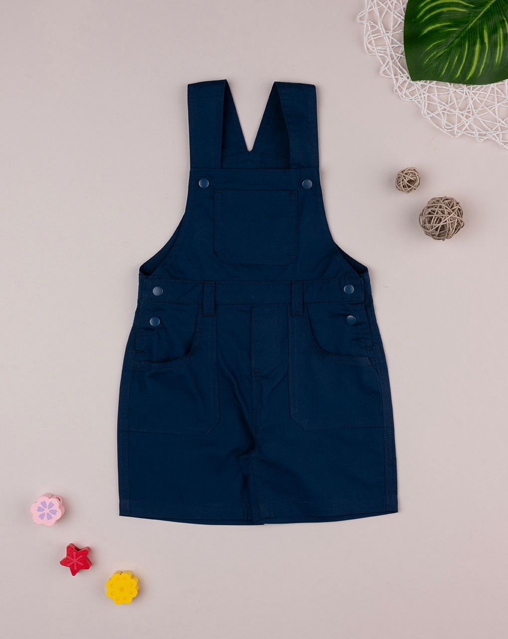 βρεφική σαλοπέτα ποπλίνα μπλε για αγόρι