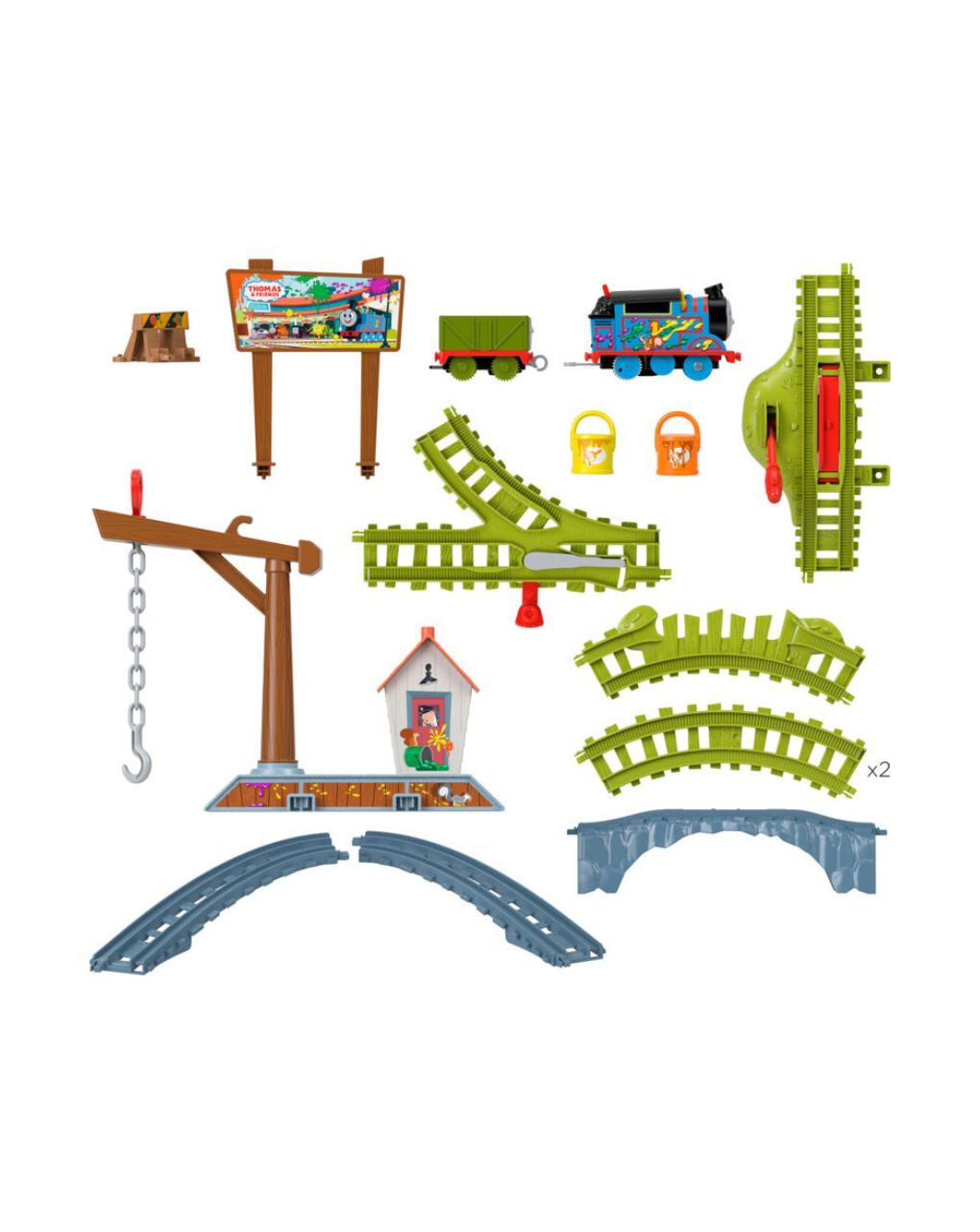 Mattel fisher price thomas & friends πίστα χρωμάτων htn34 - THOMAS & FRIENDS