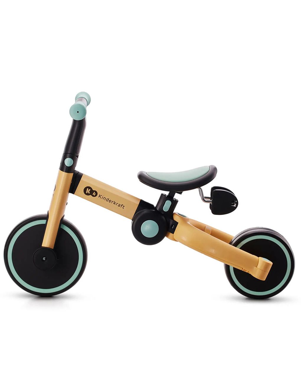 Kinderkraft πτυσόμενο τρίκυκλο ποδήλατο 4trike, sunflower blue - Kinderkraft
