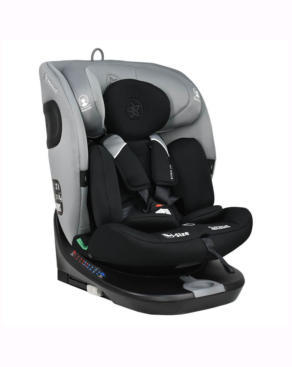Bebe stars κάθισμα αυτοκινήτου supreme i-size (40-150cm) 360° ice grey 905-176 - Bebe Stars