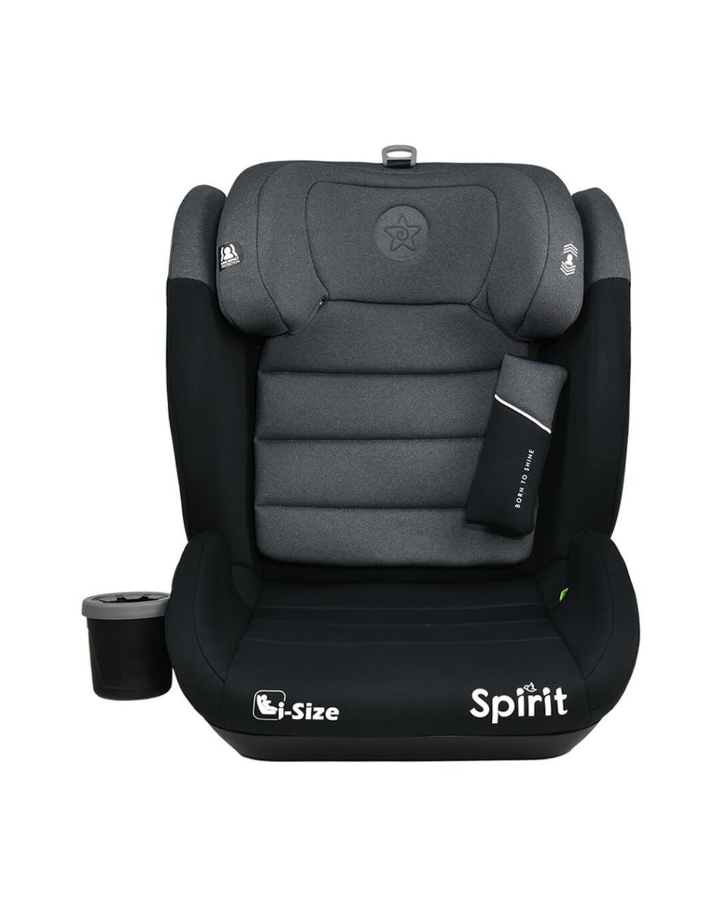 Bebe stars κάθισμα αυτοκινήτου spirit isofix i-size (100-150cm) steel grey 945-186 - Bebe Stars