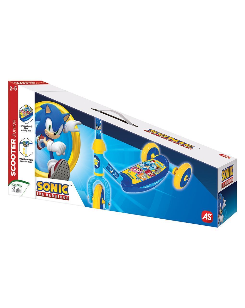 As παιδικό scooter με 3 ρόδες sonic για 2-5 χρονών 5004-50260 - AS Wheels