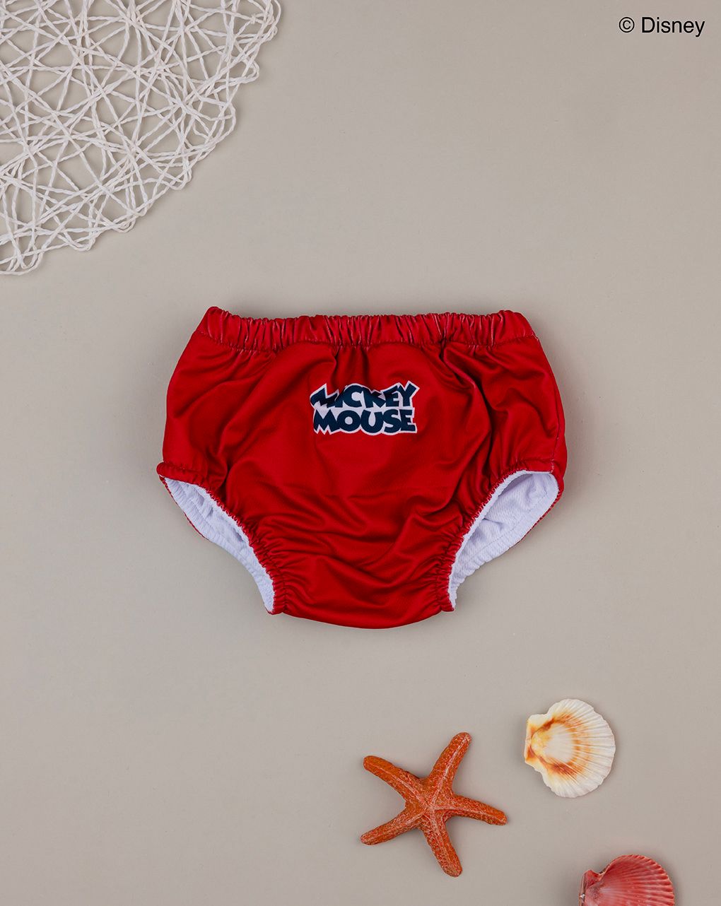 βρεφικό μαγιό πάνα κόκκινο mickey για αγόρι - Prénatal