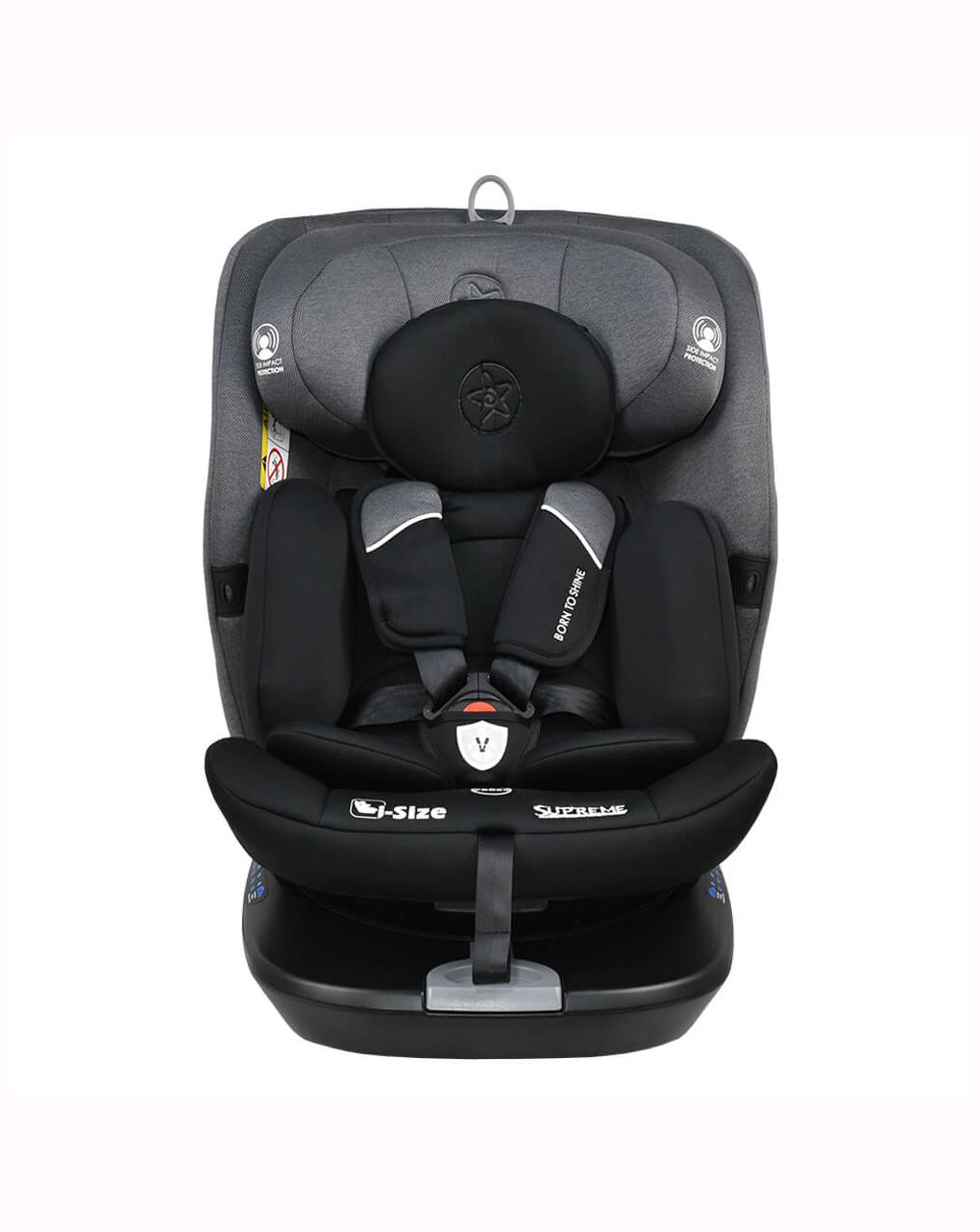 Bebe stars κάθισμα αυτοκινήτου supreme i-size (40-150cm) 360° steel grey 905-186 - Bebe Stars