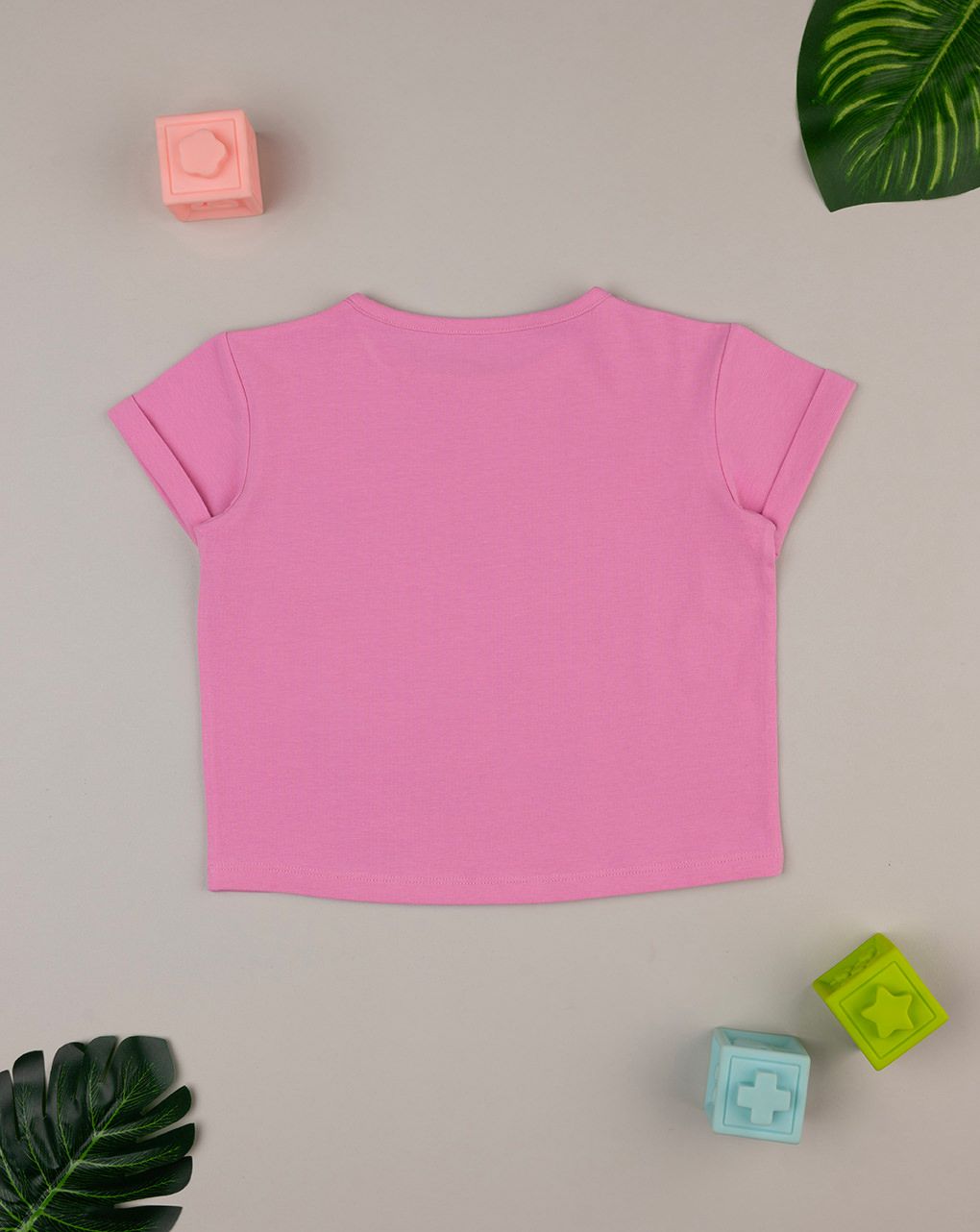 παιδικό t-shirt ροζ stitch για κορίτσι - Prénatal