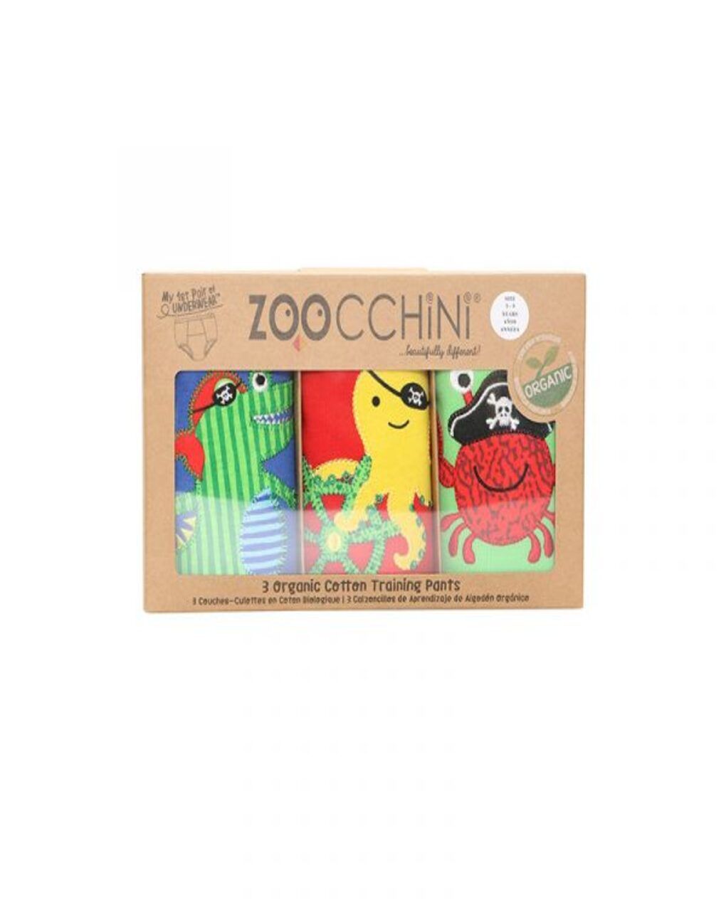 Zoocchini εκπαιδευτικά βρακάκια pirate pals zoo13009
