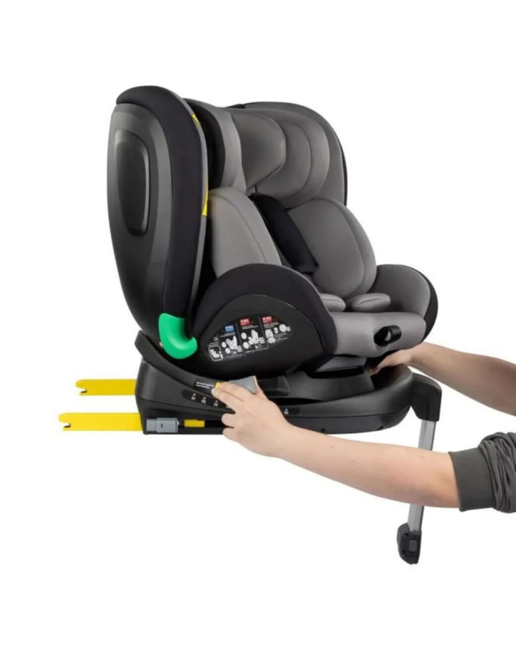 Bebe confort κάθισμα αυτοκινήτου evolvefix plus i-size (40-150cm) με isofix grey ur3-81054-40 - Bébé Confort