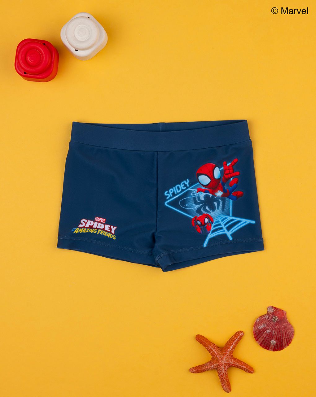 βρεφικό μαγιό σορτσάκι μπλε spiderman για αγόρι - Prénatal