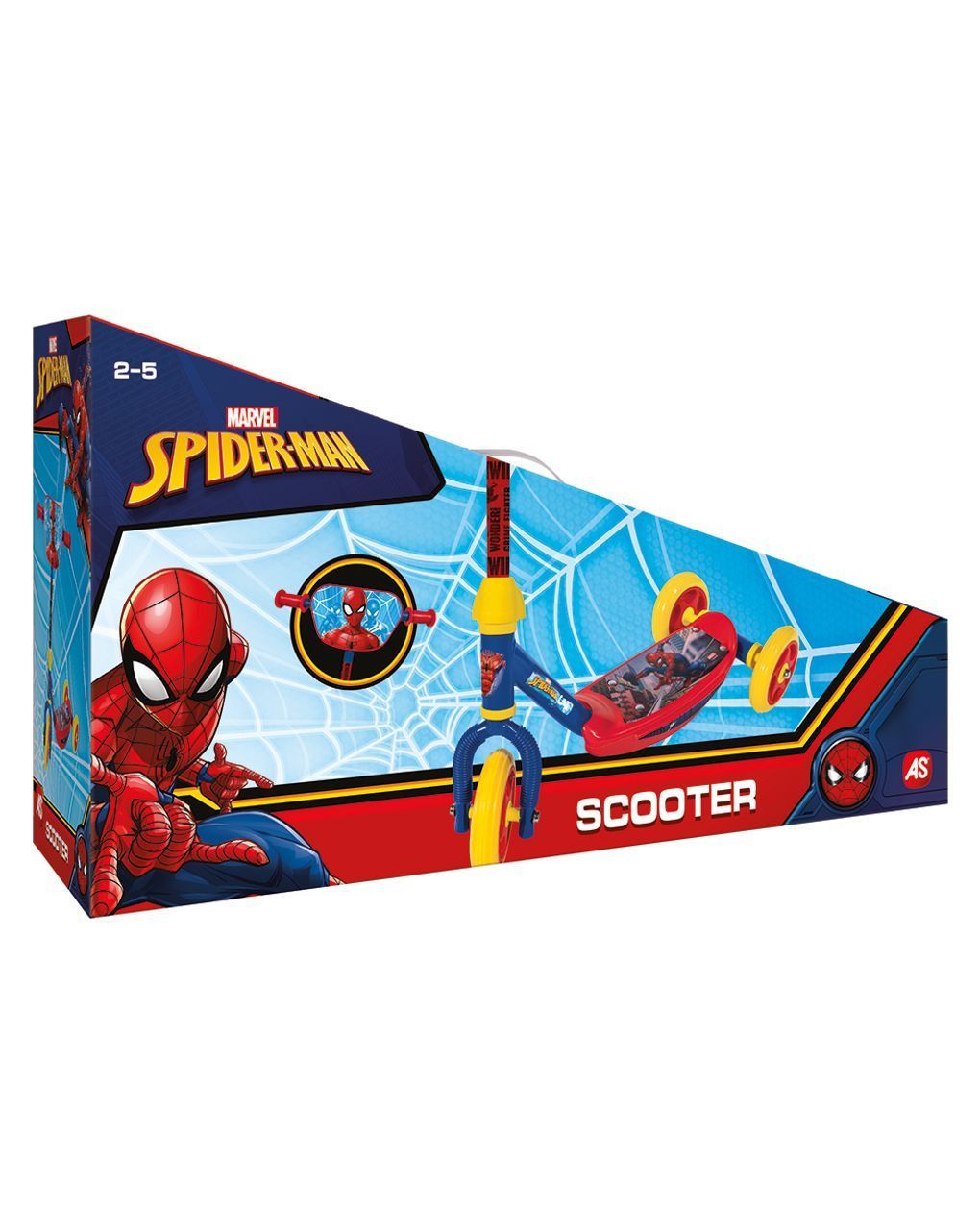 As παιδικό scooter marvel spiderman για 2-5 χρονών 5004-50241 - AS Wheels