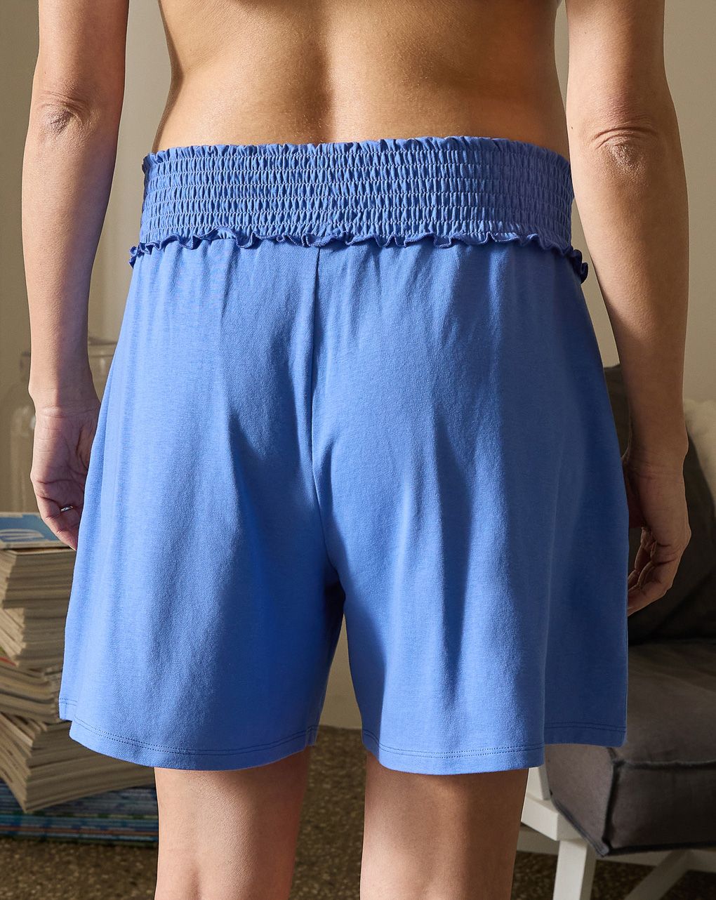 γυναικείο σορτσάκι εγκυμοσύνης μπλε - Prénatal