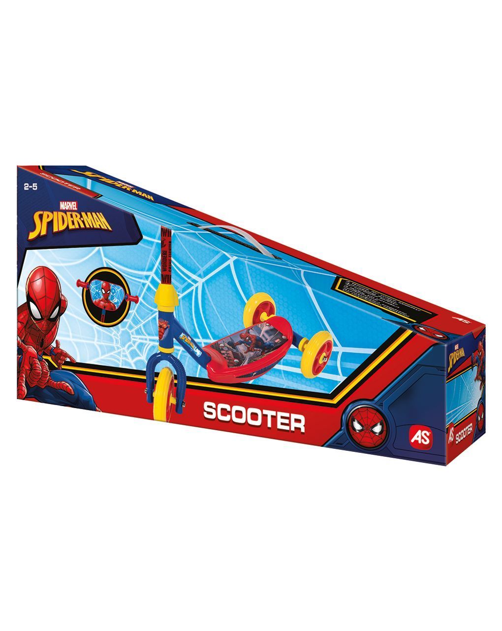 As παιδικό scooter marvel spiderman για 2-5 χρονών 5004-50241 - AS Wheels