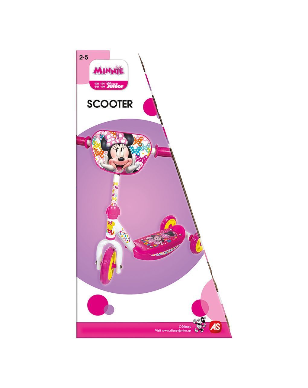 As παιδικό scooter disney minnie για 2-5 χρονών 5004-50239 - AS Company