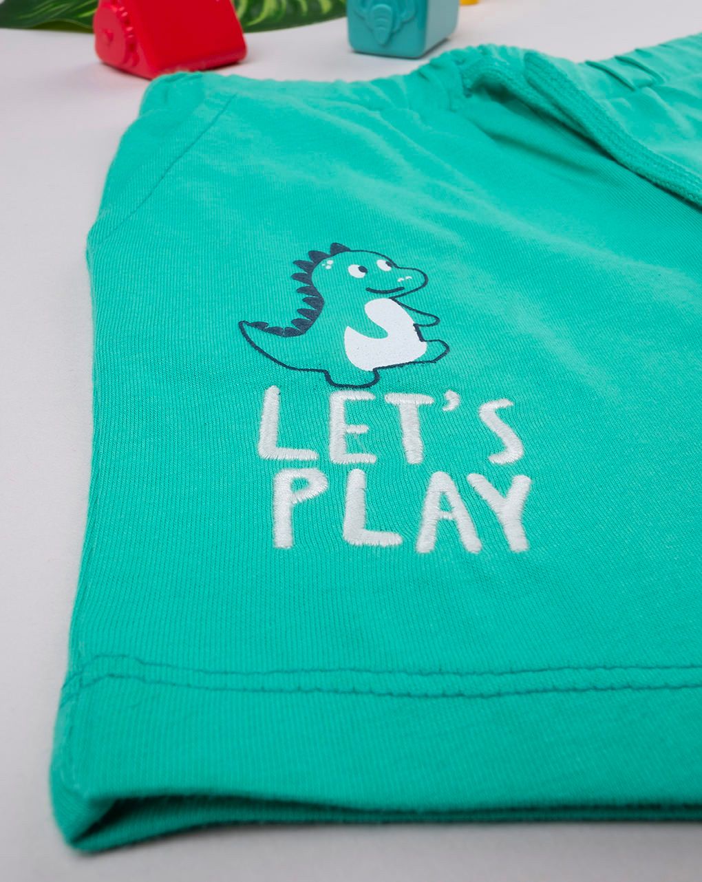 βρεφικό σετ μπλούζα και σορτσάκι let's play για αγόρι - Prénatal