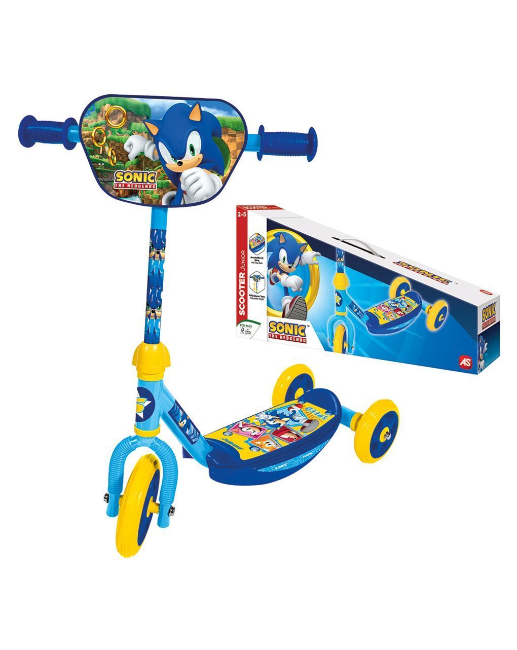 As παιδικό scooter με 3 ρόδες sonic για 2-5 χρονών 5004-50260 - AS Wheels