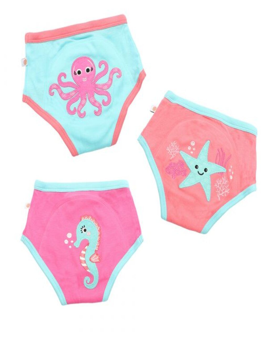 Zoocchini εκπαιδευτικά βρακάκια ocean gals zoo13012 - Zoocchini