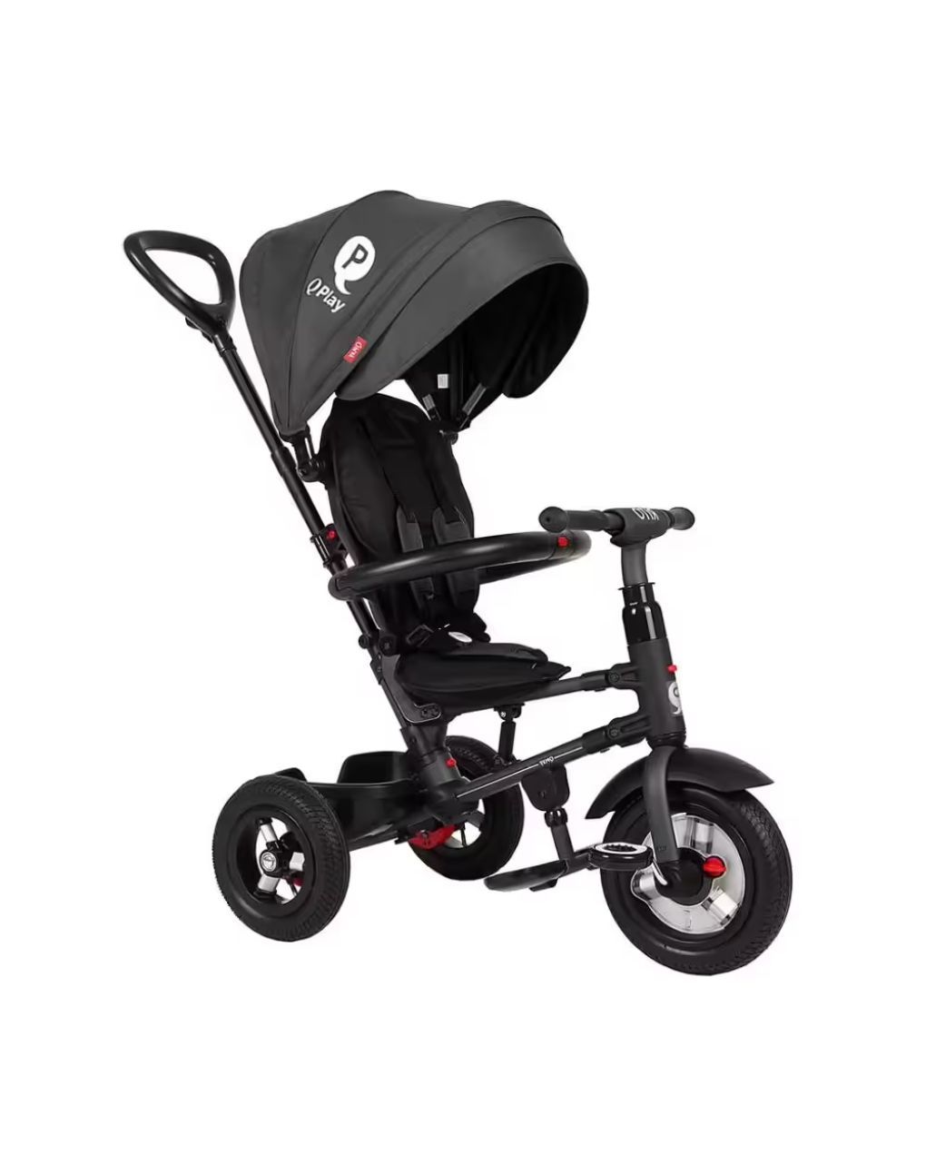 Qplay rito air gel wheels τρίκυκλο ποδήλατο μαύρο 01-1212040-06