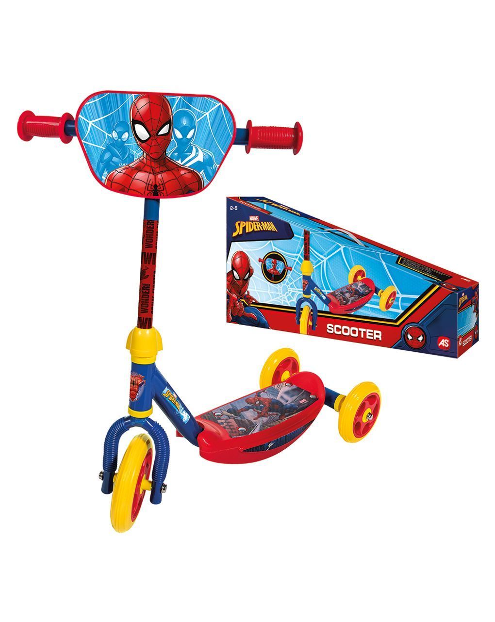 As παιδικό scooter marvel spiderman για 2-5 χρονών 5004-50241 - AS Wheels