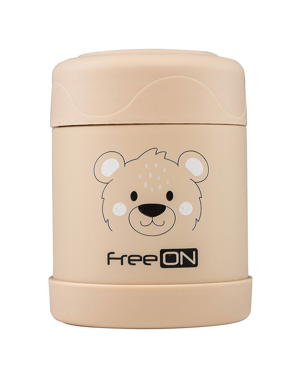Freeon ανοξείδωτο θερμός φαγητού bear beige 350ml 380739 - Freeon
