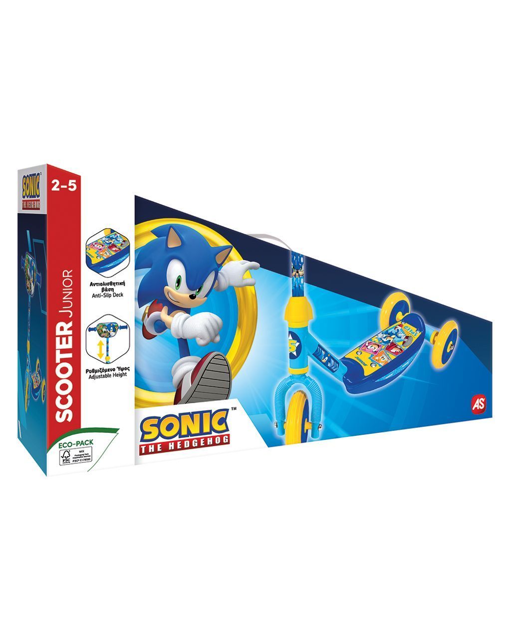 As παιδικό scooter με 3 ρόδες sonic για 2-5 χρονών 5004-50260 - AS Wheels