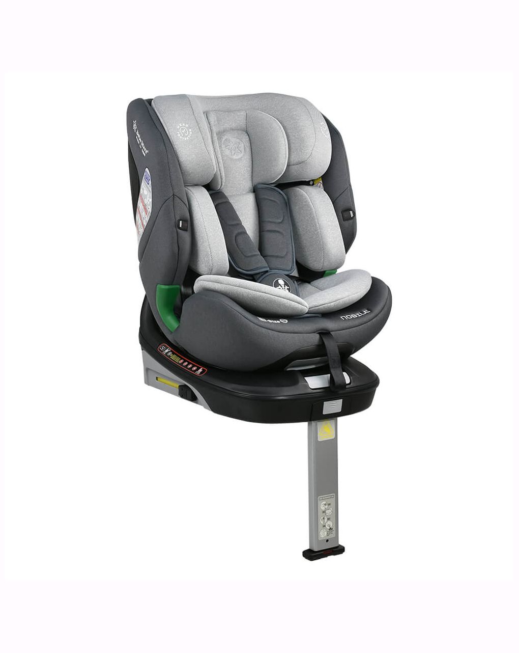 Bebe stars κάθισμα αυτοκινήτου nobile i-size (40-150cm) 360° ice grey 924-188