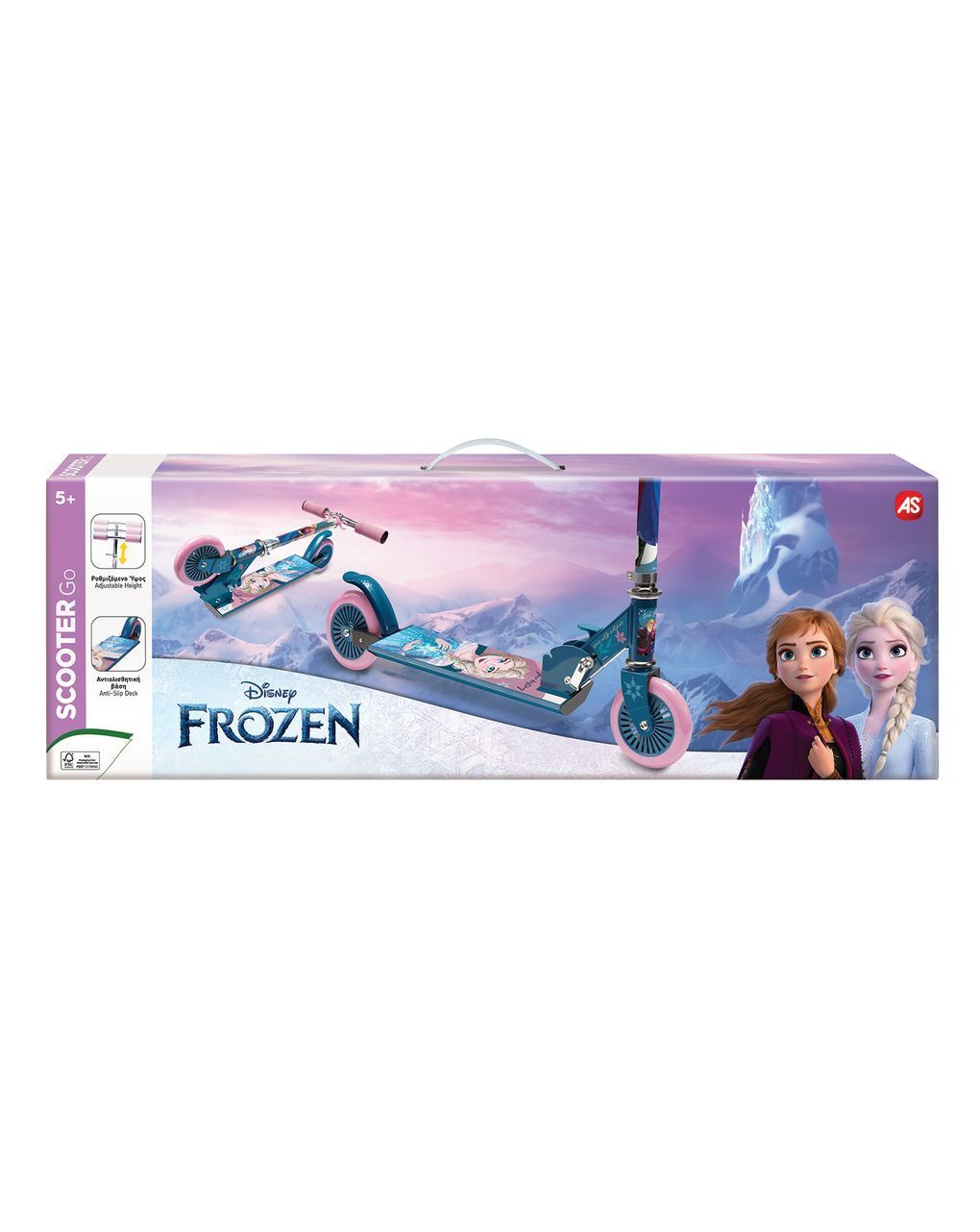 As παιδικό πατίνι με 2 ρόδες disney frozen για 5+ χρονών 5004-50254 - AS Wheels